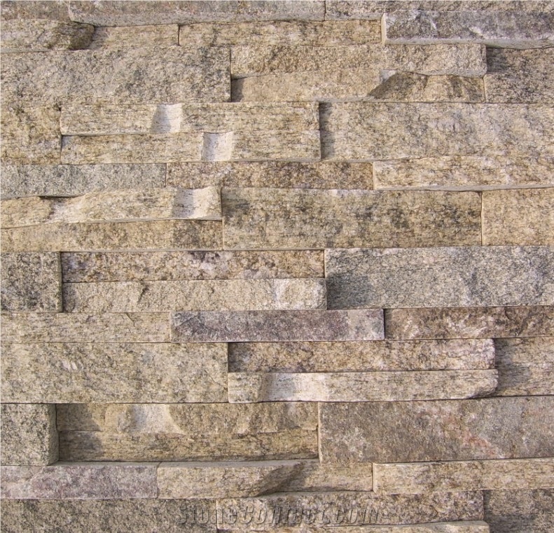 Yellow Quartzite Cultured Stone
