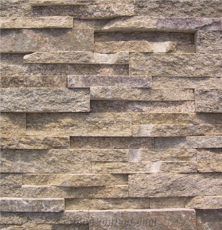 Yellow Quartzite Cultured Stone
