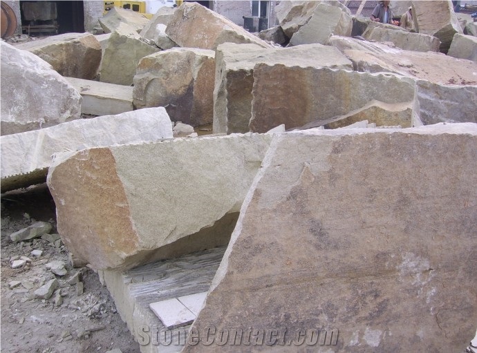 Yellow Sandstone Blocks