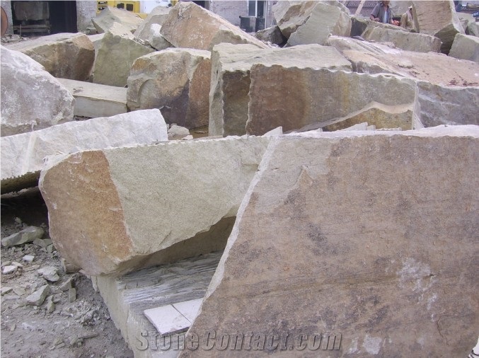 Yellow Sandstone Blocks