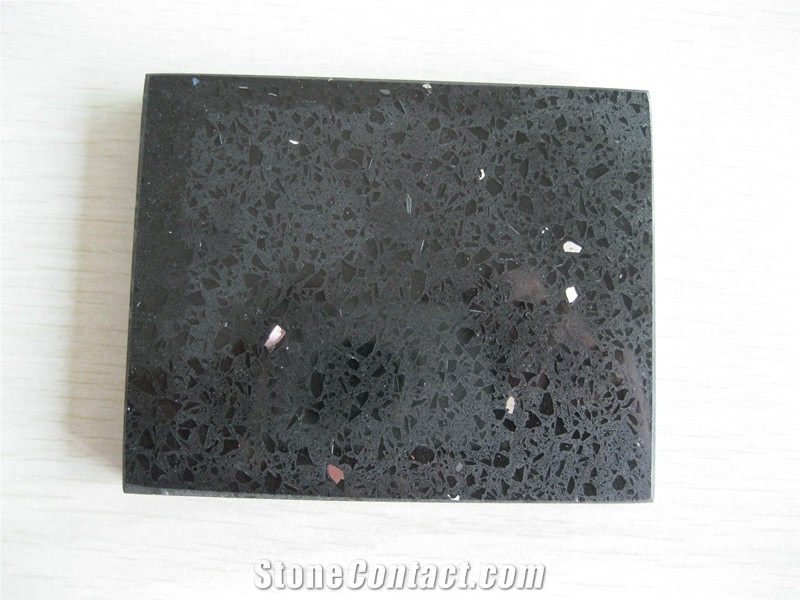 Quartz Stone Black Countertop