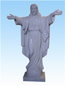 YAKING Marble Statue Tombstone, White Marble Tombstone