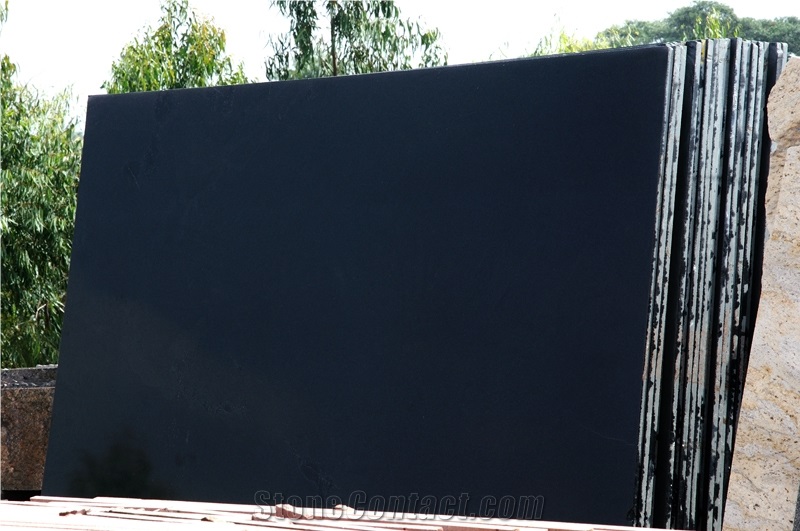 Absolute Black, India Black Granite Slabs & Tiles