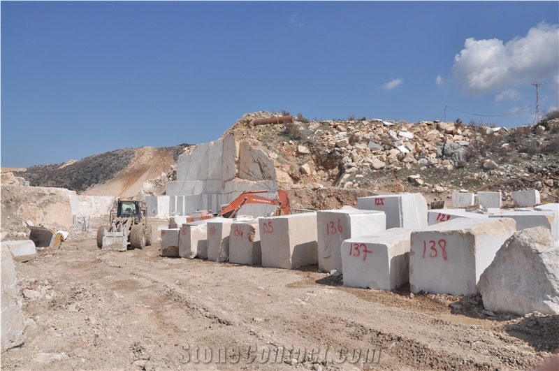 King Beige, Amasya Beige Marble Block