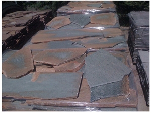 Karistou Green Irregula Walling Stone, Karistou Green Quartzite Walling