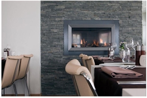 Karystos Grey Cultured Wall Panel, Karystos Grey Slate Cultured Stone