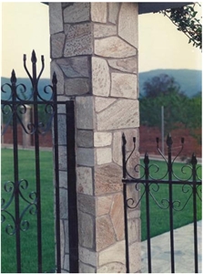 Karystos Grey Gate Post, Karystos Grey Slate Gate Post