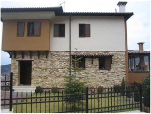 Stenari Petra Karistos Walling, Petra Karistos Beige Quartzite Walling