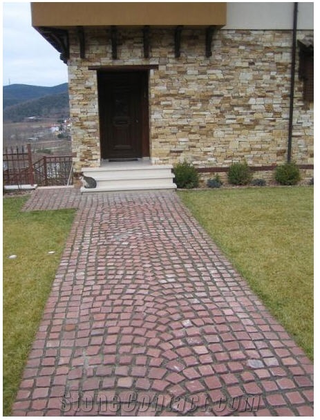 Stenari Petra Karistos Walling, Petra Karistos Beige Quartzite Walling