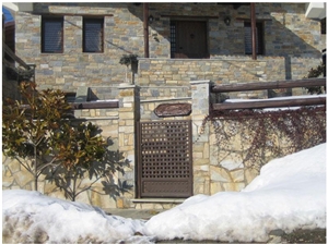 Stenari Sykis Quartzite Wall, Sykis Beige Quartzite Wall