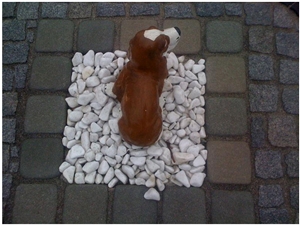 White Pebbles Landscaping Stones, White Marble Pebbles