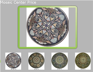 Marble Mosaic Medallion, Floor Waterjet Medallion