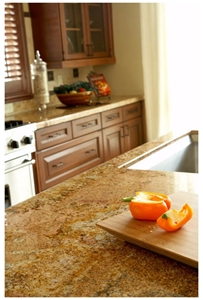 Juparana Bronz Countertop, Juparana Bronz Yellow Granite Countertop Juparana Bronz Countertop, Juparana Bronz Yellow Granite Countertop