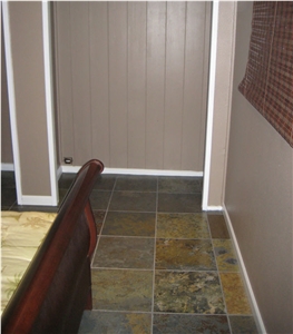 Rustic Brazilian Slate Flooring