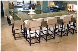 Sea Foam Green Kitchen Design, Island Top, Counter, Sea Foam Green Granite Kitchen Design