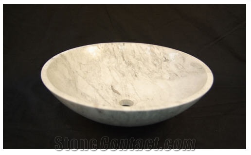 Bianco Gioia White Marble Sink