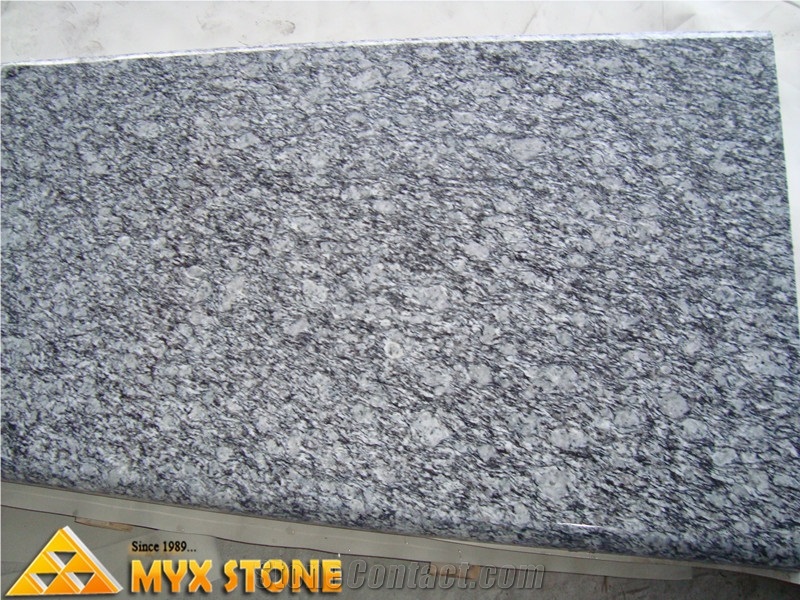 G418 Sea Wave White Countertop, G418 Sea Wave Grey Granite Bath Tops