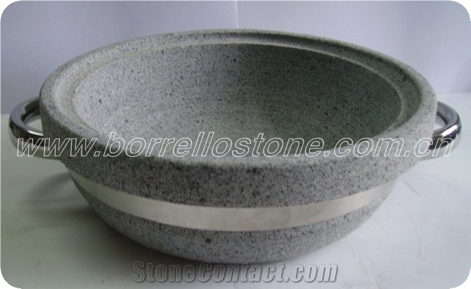 Cheap Granite Stone Pot, Grey Granite Pots