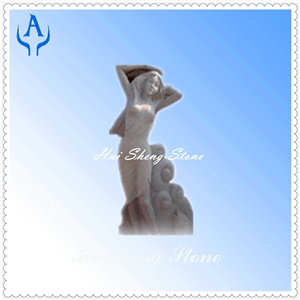 Granite Grey Character Sculpture, Grey Granite