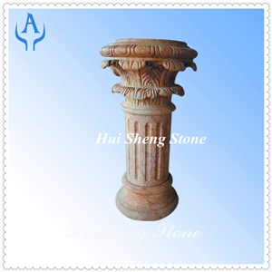 Pink Marble Column