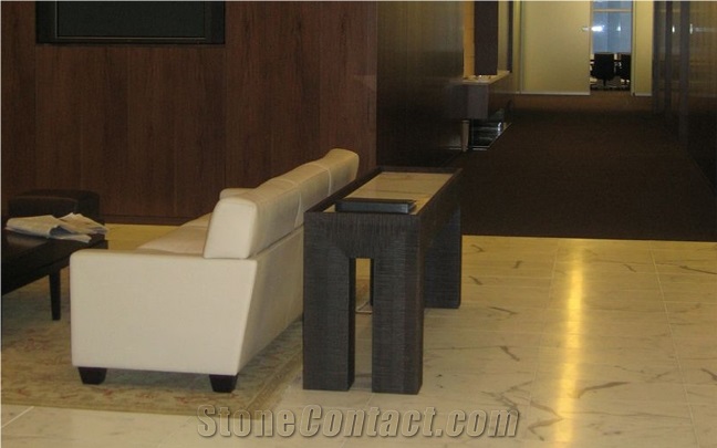 Marble Flooring Project, Calacatta Marble Tiles