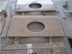 Granite G682 Countertop, G682 Yellow Granite Bath Tops