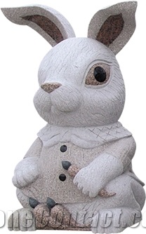 Granite Animal Sculpture,granite Rabbit Sculpture