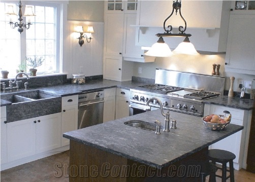 Sao Luis Grey Soapstone Countertop