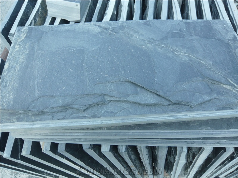 Black Slate Mushroom Stone