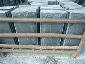 Black Slate Mushroom Stone
