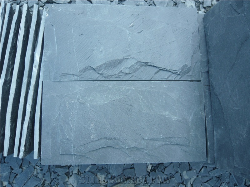Black Slate Mushroom Stone