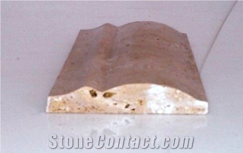 Persian Gold Beige Travertine Molding