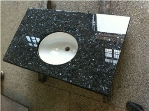 Blue Pearl Vanity Top, Norway Blue Granite Vanity Top