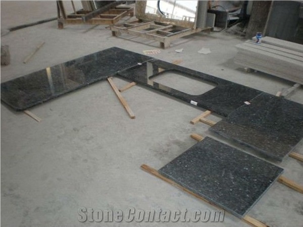 Blue Pearl Vanity Top, Norway Blue Granite Vanity Top