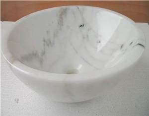Guangxi White Marble Basin