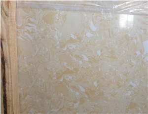 White Rose Artificial Marble Stone Slab