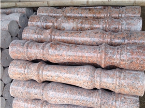 Maple-leaf Red Balustrade, Maple Leaf Red Granite Balustrade