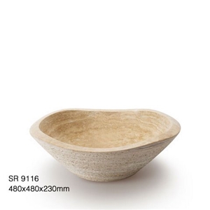 Beige Travertine Sinks