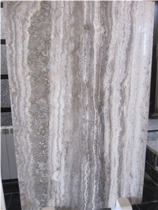 Silver Travertine Tiles & Slabs, Iran Grey Travertine Tiles & Slabs
