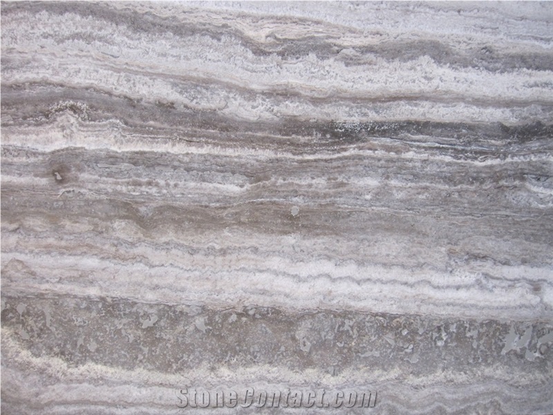 Silver Travertine Tiles & Slabs, Iran Grey Travertine Tiles & Slabs