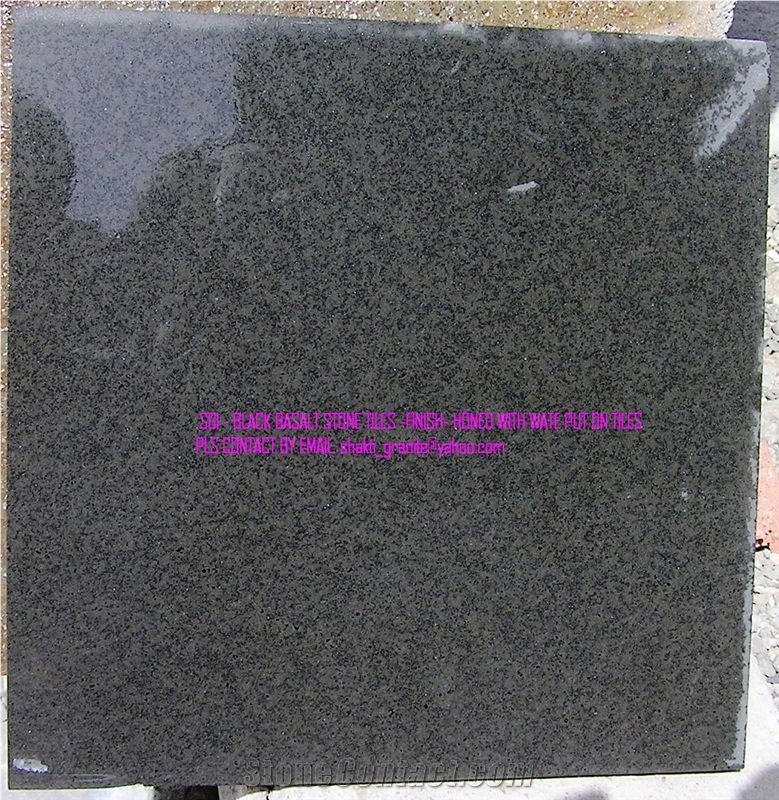 Black Basalt Stone Tile, Lava Stone