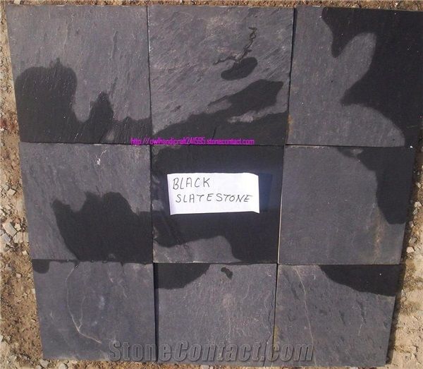 Jet Black Slate Stone, Jakarta Black Slate Stone,