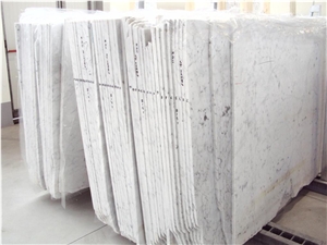 Bianco Carrara Marble Slabs, Italy White Marble