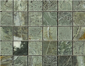 Green Jade Mosaic Sheet, Green Marble Mosaic