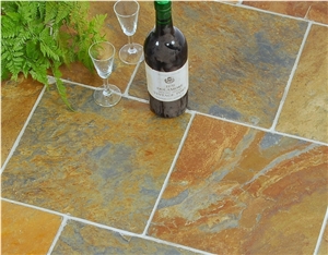 Multicolor Slate Pavement
