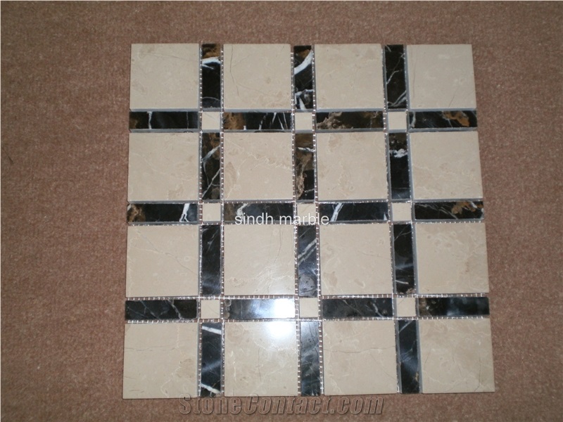Parleno Light Beige Marble Mosaics