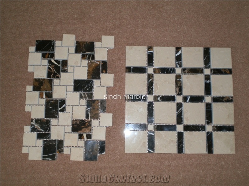 Parleno Light Beige Marble Mosaics