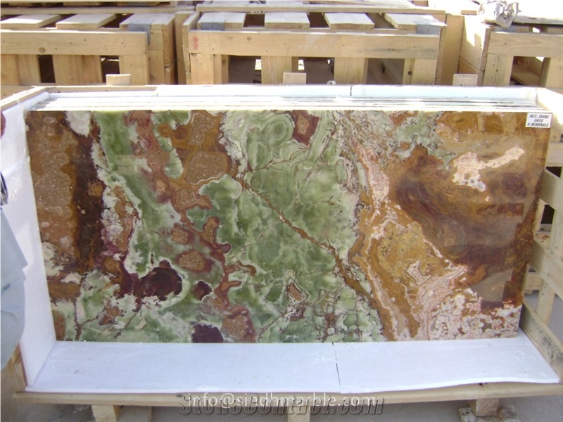 Dark Green Onyx Tops