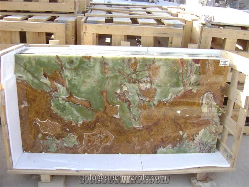 Dark Green Onyx Tops