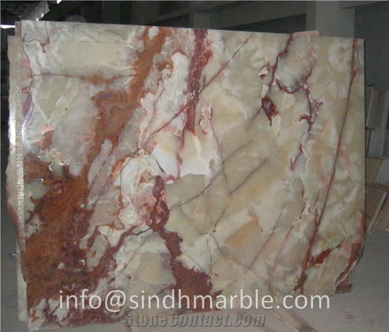 Light Green Onyx Slabs